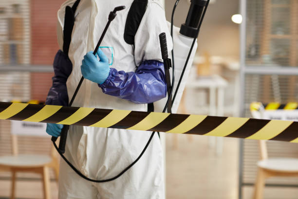 Professional Blood Cleanup technician working in Calverton, MD